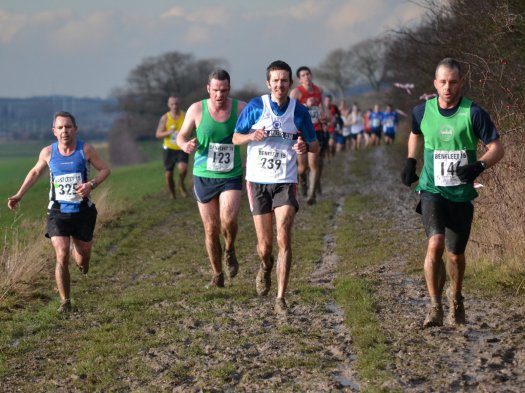 Bradley Brown (Centre) of Illford AC